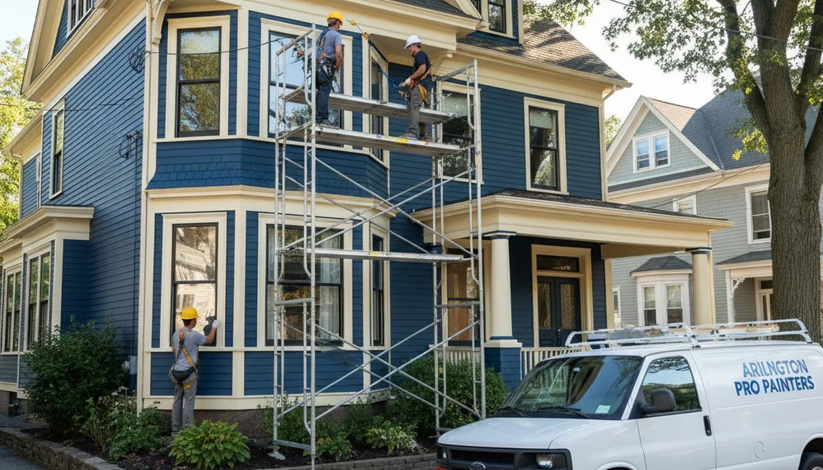 Burlington, MA painting company providing professional interior and exterior house painting services