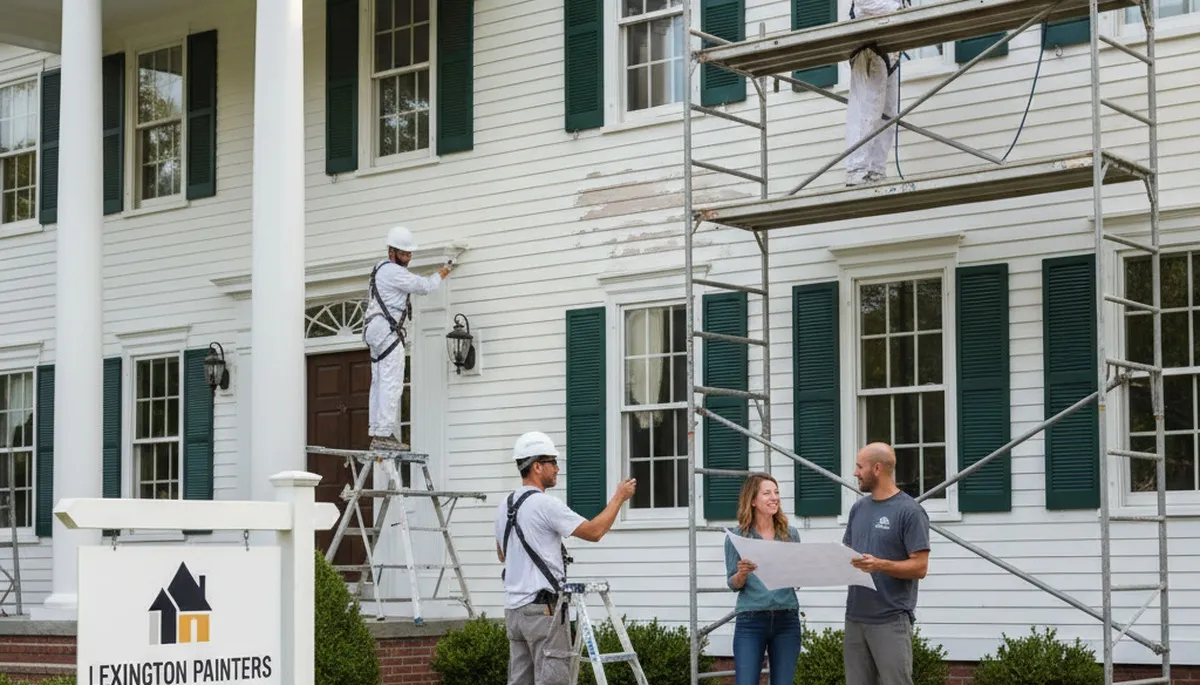 Professional painting services in Burlington, MA for residential and commercial properties