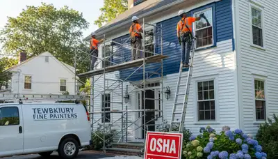 Professional Burlington, MA painters serving homes and businesses with expert interior and exterior painting